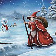 Gandalf The Red and Snow Gollum