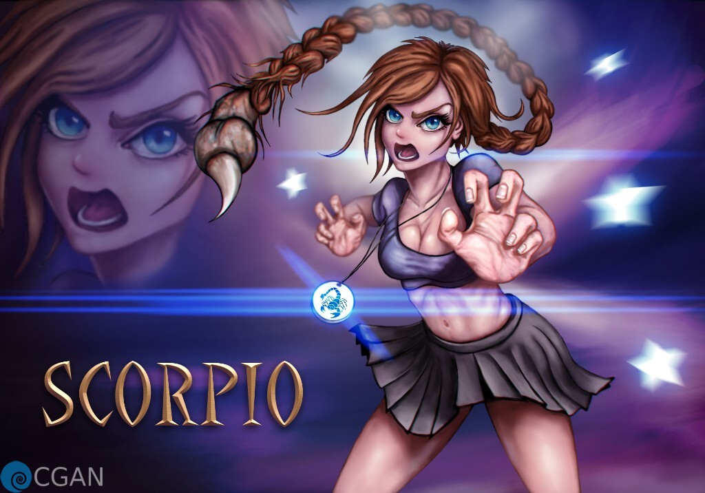 Scorpio- Manga Style